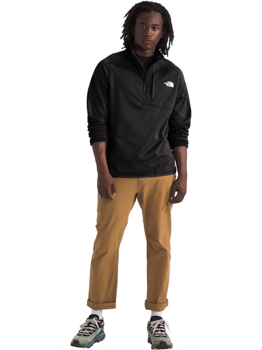NWT Men's The North Face Canyonlands 1/2-Zip Pullover Fleece Jacket Size Medium - Picture 2 of 15